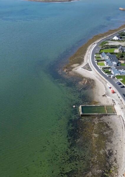 The route of the Great Erris Run will take the participants along the coast and by the Belmullet Tidal Pool. The route of the Great Erris Run will take the participants along the coast and by the Belmullet Tidal Pool.
