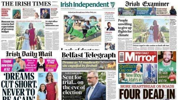 What the papers say: Thursday's front pages