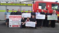 Local Notes: Crossmolina Fire Brigade present proceeds of car wash to local groups.