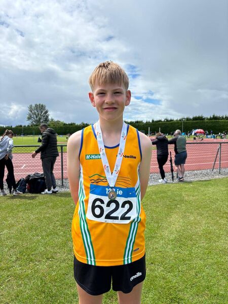 Rory Wilson, of Lake District AC, won bronze in the U15 boys javelin at the the recent All-Irelands track and field meet in Tullamore. Rory Wilson, of Lake District AC, won bronze in the U15 boys javelin at the the recent All-Irelands track and field meet in Tullamore.