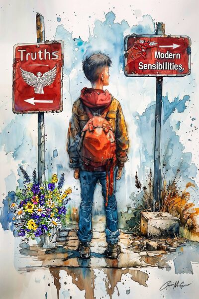 At its best, the priesthood offers a countercultural witness to the possibility of a life lived for something greater than oneself. Illustration: Conor McGuire At its best, the priesthood offers a countercultural witness to the possibility of a life lived for something greater than oneself. Illustration: Conor McGuire