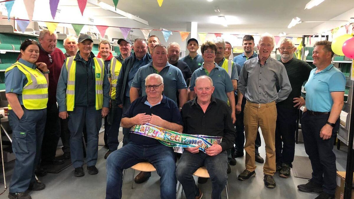 Local Notes: Two Erris postal employees retire after 40 years.