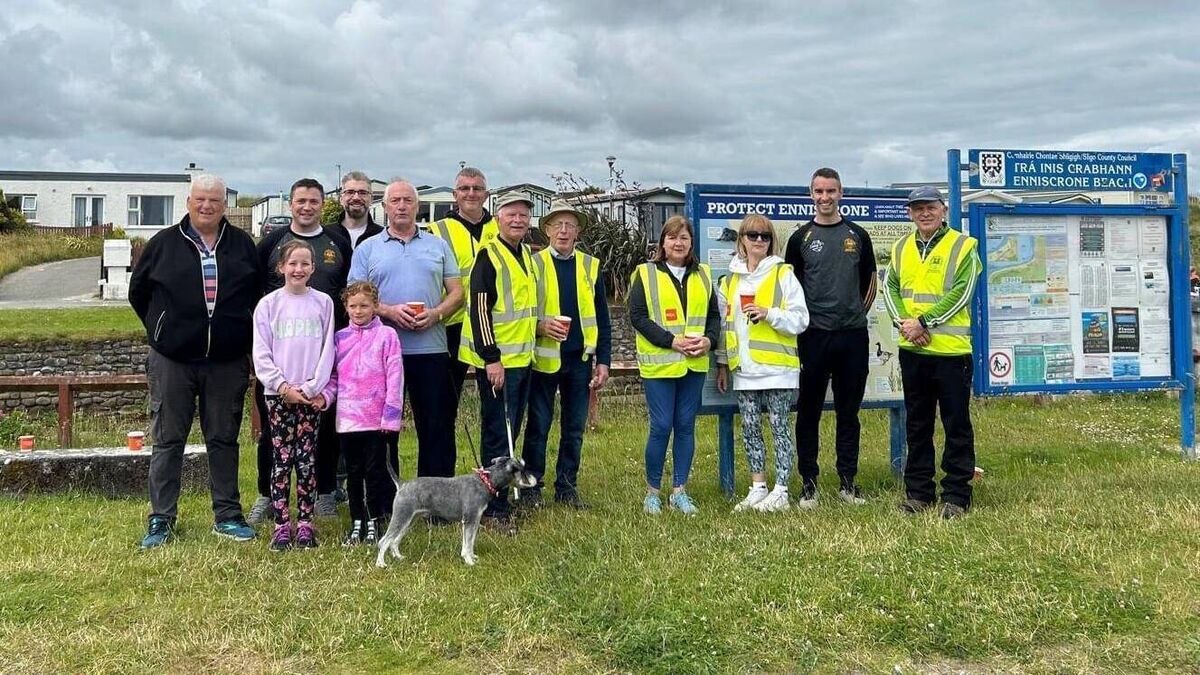 Local Notes: Enniscrone Kilglass GAA Club participated in the Beach Cleanup in association with Enniscrone Tidy Towns.