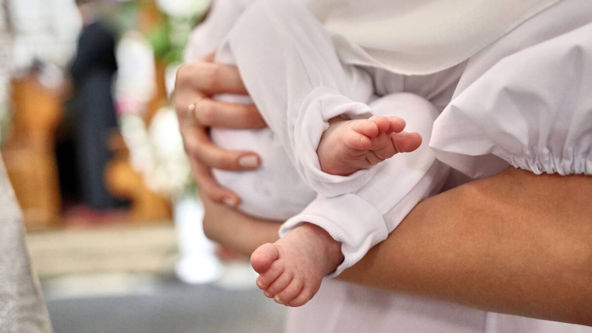 Congratulations: Baby from Scotland baptised in Mayo church