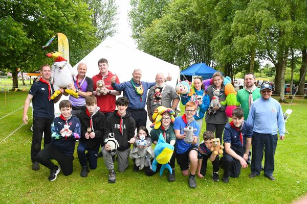 Members of the 5th Mayo Scout Group (Ballina) enjoying the Teddy Bears Picnic, which was held as part of the local Salmon Festival. Picture: John O'Grady