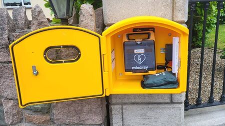 New defibrillator installed in Mayo area