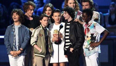 Stranger Things cast return to Hawkins High in first look at final series