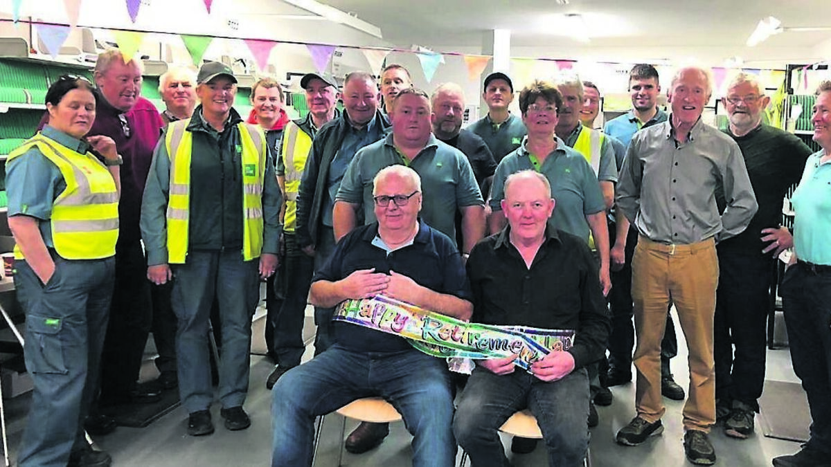 Mayo men wished well as they retire from postal service