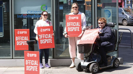 National Advocacy Service on strike in Castlebar today