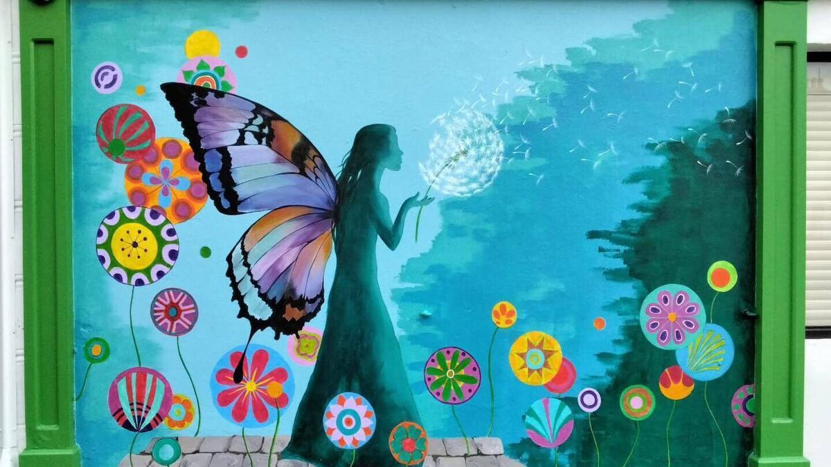 Eye-catching mural on display in Mayo town