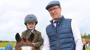 Local Notes: Senan and Eddie Mullaney with their pony Roberto at Ballina Agricultural Show.