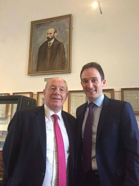 Fine Gael TDs for Mayo Michael Ring and Alan Dillon. Fine Gael TDs for Mayo Michael Ring and Alan Dillon.