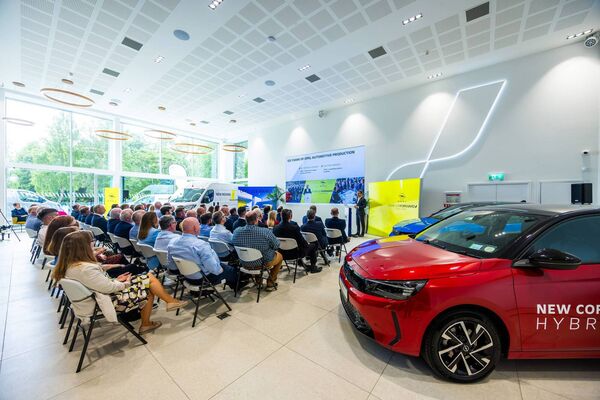 Opel dealers from across Ireland gathered at Gowan Auto centre for the town hall meeting. Opel dealers from across Ireland gathered at Gowan Auto centre for the town hall meeting.