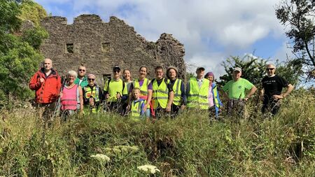Local Notes: Walkers taking part in the Tochar Phadraig Walk from Ballintubber to Croagh Patrick.