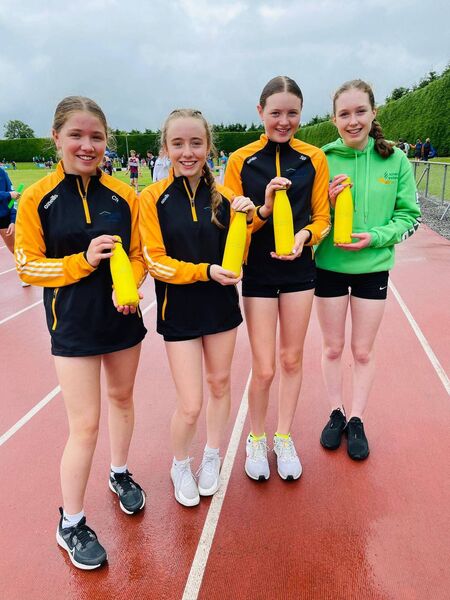 Lake District's U15 replay team of Ciobha Reilly, Sadhbh Reilly, Sarah Brennan and Ella Feeney.