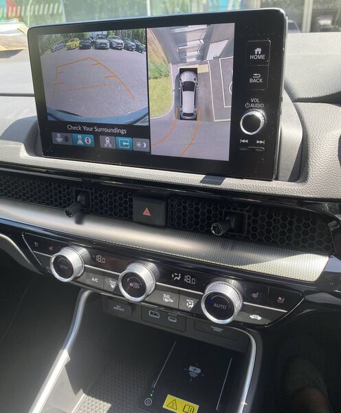 Honda’s Parking Pilot assist systems help when you are reversing into tight spaces. Honda’s Parking Pilot assist systems help when you are reversing into tight spaces.