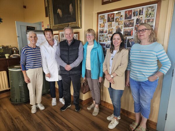 Members of the organising committee for the South Sligo Summer School, from left: Eileen Kelly, Marie Flannery, Michael Severs, Nuala Mullaney, Judith Bailey and Seána Haughey (missing from photo was Rita Flannery). 