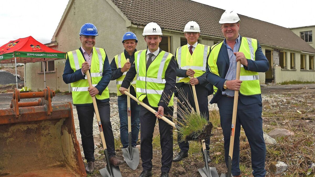Sod turns on new Mayo housing estate