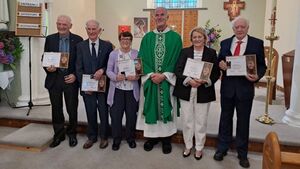 Local Notes: Five parishioners from Easkey and Rathlee received their Golden Jubilee Awards from the PTAA.