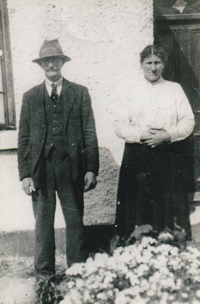 Sean and Annie Curley pictured outside their new home in Gibbstown, Co Meath. Sean and Annie Curley pictured outside their new home in Gibbstown, Co Meath.
