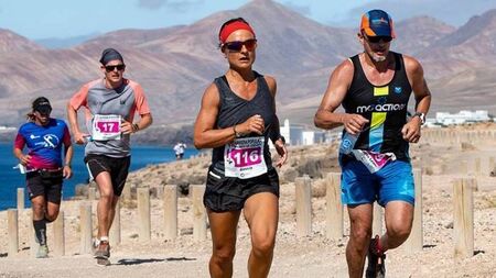 First lady for the Lanzarote trail race