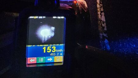 Unaccompanied learner driver caught speeding in treacherous conditions