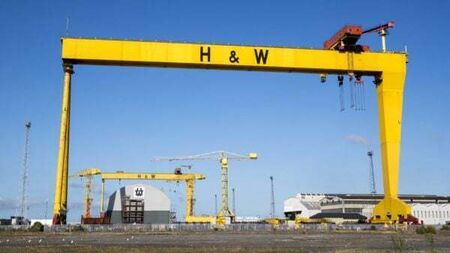 Financial support for troubled Belfast shipbuilder Harland and Wolff ‘under review’