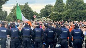 Actions of far-right and gardaí raised by public in Coolock Actions of far-right and gardaí raised by public in Coolock