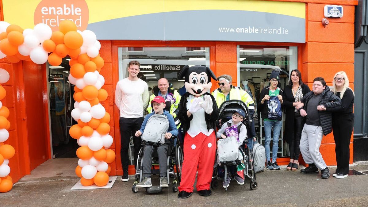 Mayo GAA star opens charity's new shop in Castlebar