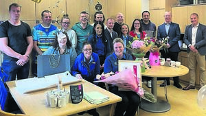 Mayo store manager congratulated on 20 years with the company