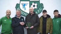 Local Notes: Tom is recognised for his service to Claremorris FC
