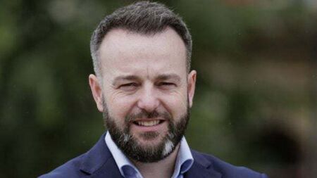 Colum Eastwood says ‘great privilege’ to lead SDLP and tips Claire Hanna as successor