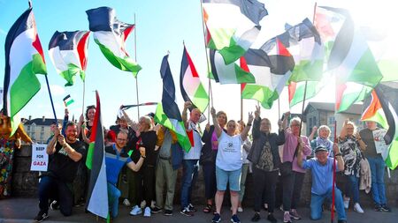 Ballina rallies in support of Palestine people