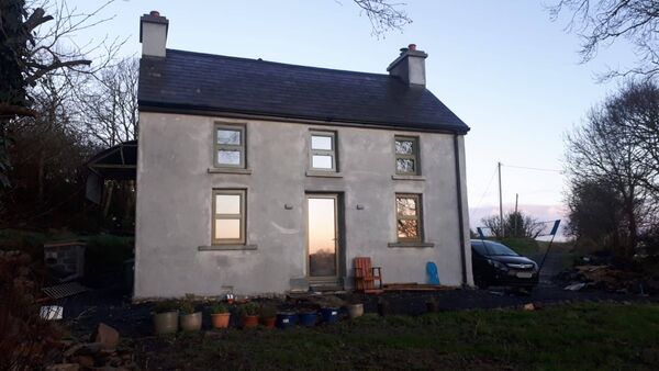 One of the derelict houses that was restored under the scheme.