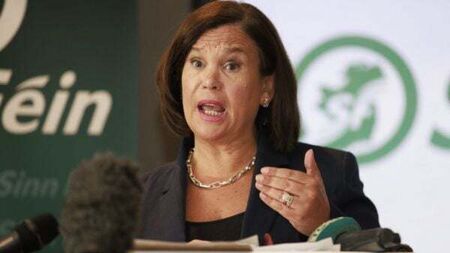 Latest opinion poll shows fall in support for Sinn Féin