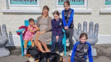Mali the miracle dog reunited with schoolgirls who spotted her on cliff-edge