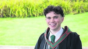 Best wishes: Mayo man graduates with an Honours Bachelor of Science