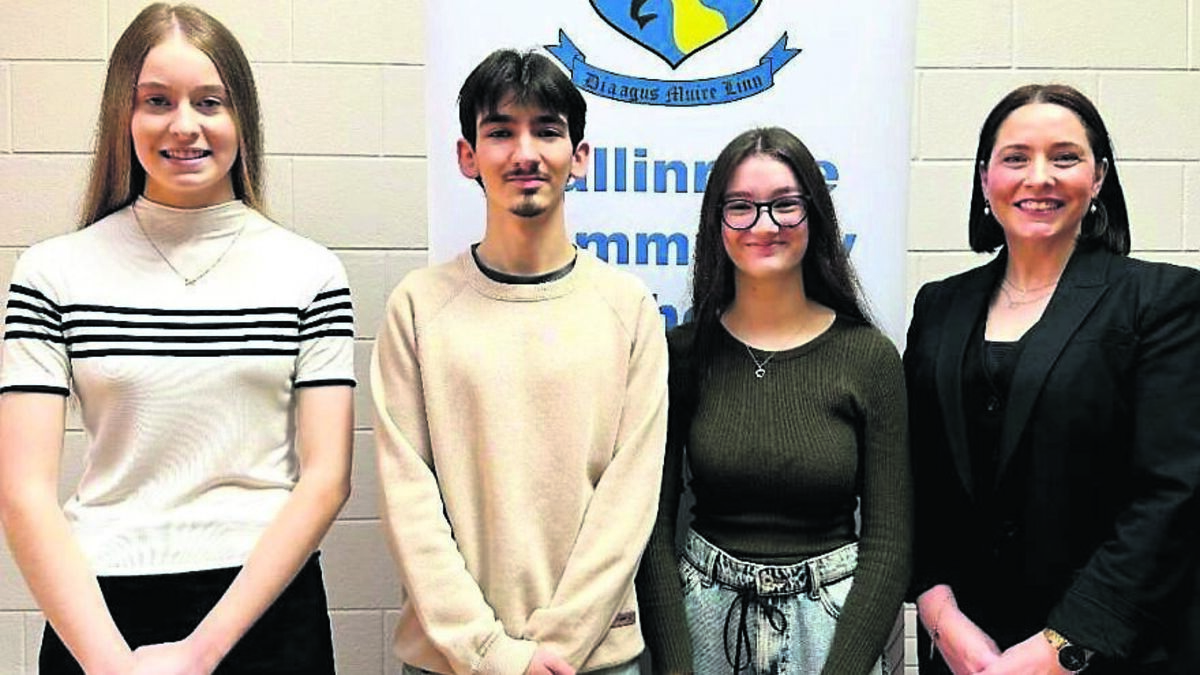 Well done: Mayo school congratulates three students for achieving maximum Leaving Cert grade