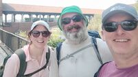 Local Notes: Cathal is joined on Kellys Walk 2 Rome by Swinford GC member Mark Fulham and his wife Theresa Smyth.