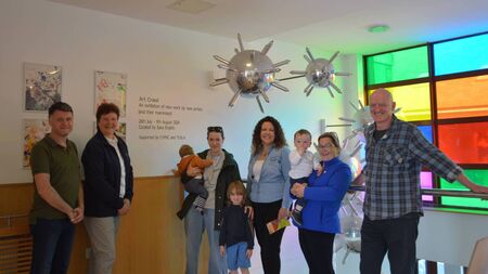 Local Notes: Ballina Arts Centre in association with CYPSC launched an exhibition on babies art work.