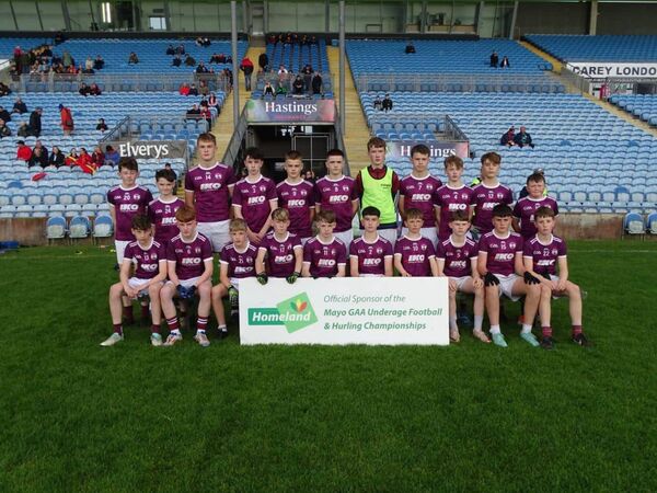 Balla, U14 'A' champions. Picture: Balla GAA Balla, U14 'A' champions. Picture: Balla GAA