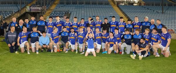 Claremorris celebrate with the trophy. Picture: SJ Walsh Photography Claremorris celebrate with the trophy. Picture: SJ Walsh Photography