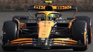 Lando Norris’ title hopes hit in Azerbaijan after being eliminated in Q1 Lando Norris’ title hopes hit in Azerbaijan after being eliminated in Q1