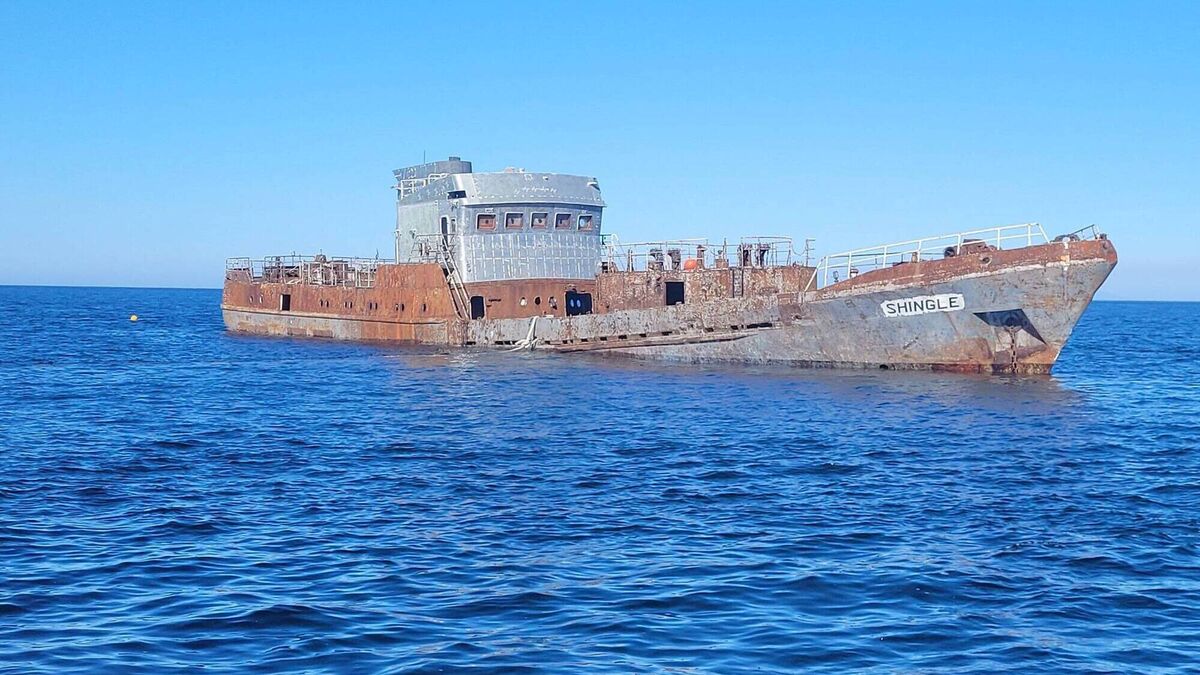 Watch: Former smuggling ship sinks into Killala Bay