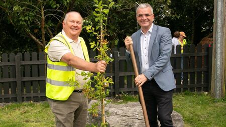 Local Notes: Tree planting at official opening of Balla Sensory Park. 