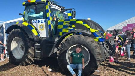 Local Notes: Conor Lynott, Moygownagh enjoys his day out at the Ploughing Championships with his dad and grandad.