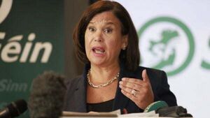 McDonald says loyalists behind 'traitor' posters at anti-immigration protests McDonald says loyalists behind 'traitor' posters at anti-immigration protests