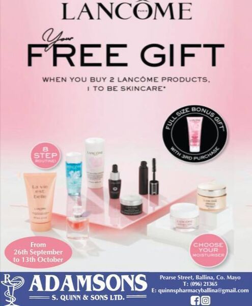 This offer will be valid from September 23 to October 13.
