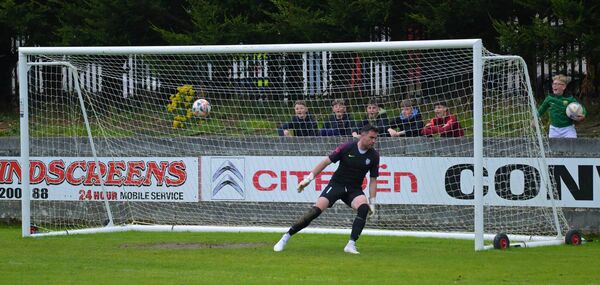 Ballina Town's Emmet Peyton. Picture: John Corless