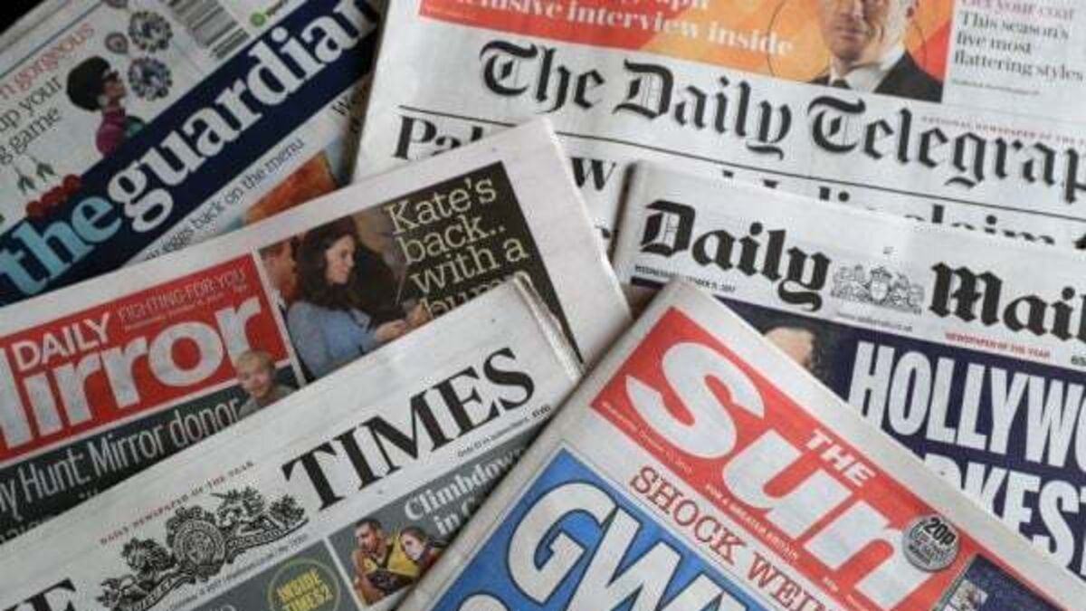 What the papers say: Tuesday's front pages